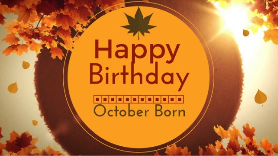 October Birthday Wishes And Cards