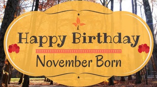November Birthday Wishes | November Birthday Cards